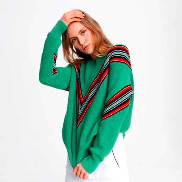RAG & bone shamrock green sweater - Picture 1 of 7